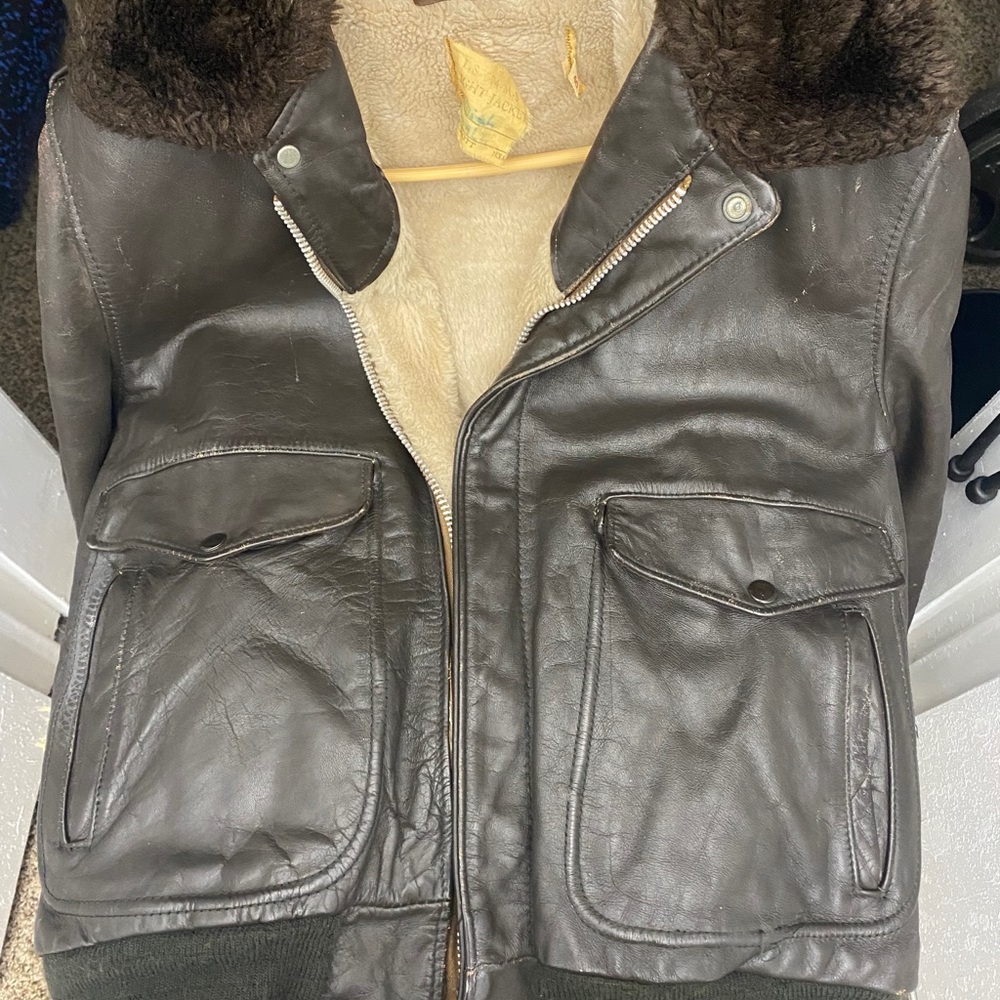 Vintage SCHOTT N.Y.C. Leather Aviator jacket